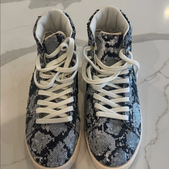 Converse Monochrome Sequin High-Tops - Picture 3 of 5